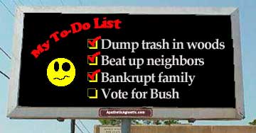 Bush Vote To-do List