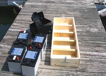 Battery boxes with Lifeline AGM's