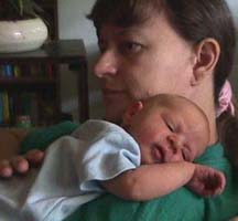 Laura over Annie's shoulder