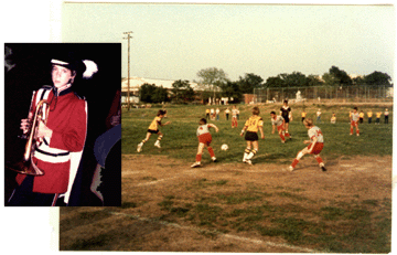 Soccer and football games...