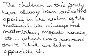 The children in this family always had a lot of toys...